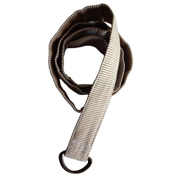 1882 Cotton Woven Stripe Waist Belt Double D Ring Multicolored Girl Teen main image 9